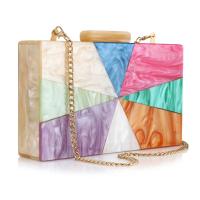 Acrylic Clutch Bag with chain PC