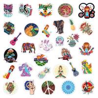 Pressure-Sensitive Adhesive & PVC Creative Decorative Sticker for home decoration mixed colors Bag