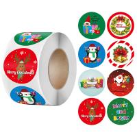 Pressure-Sensitive Adhesive Adhesive & Creative Decorative Sticker christmas design mixed pattern mixed colors Lot