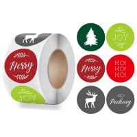 Pressure-Sensitive Adhesive Adhesive & Creative Decorative Sticker christmas design mixed pattern mixed colors Lot