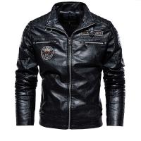 PU Leder & Baumwolle Herren Motorrad Lederjacke, mehr Farben zur Auswahl,  Stück