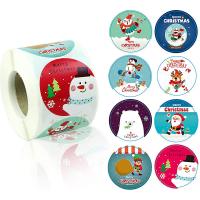 Pressure-Sensitive Adhesive Adhesive & Creative Decorative Sticker christmas design mixed pattern mixed colors Lot