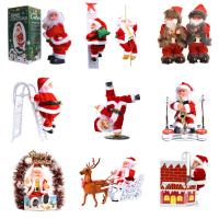 Plastic Electric Santa Claus With Speaker christmas design PC