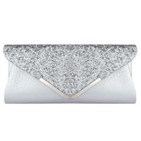 PVC Clutch Bag dull polish PU Leather Solid PC