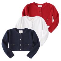 Coton Manteau de fille Solide plus de couleurs pour le choix pièce