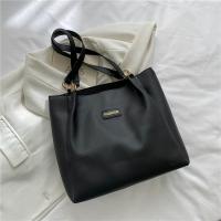 PU Leather Tote Bag Shoulder Bag large capacity & soft surface PC