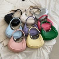 PU Leather Handbag soft surface & attached with hanging strap Solid PC