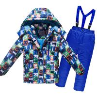 Polyester & Baumwolle Kinder Sportbekleidung Set, Hosen & Mantel, Gedruckt, unterschiedliche Farbe und Muster für die Wahl,  Festgelegt