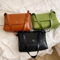 PU Leather Shoulder Bag large capacity & soft surface PC