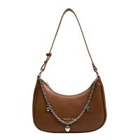 PU Leather Shoulder Bag soft surface Solid PC