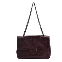 PU Leather Shoulder Bag soft surface Solid PC