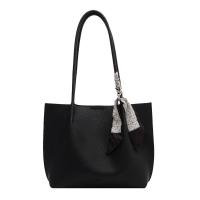 PU Leather Tote Bag Shoulder Bag soft surface Solid PC