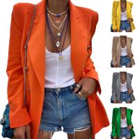 Acetate Fiber Plus Size Women Suit Coat & loose Solid PC