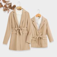 Cotton Parent-child coat camel PC