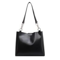 PU Leather Bucket Bag Shoulder Bag soft surface Solid PC