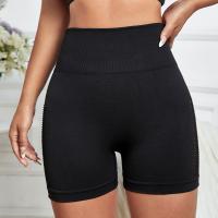 Nylon Vrouwen Yoga Broek Lappendeken Solide Zwarte stuk