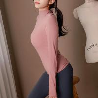 Polyamid Frauen Yoga Tops, Patchwork, Solide, mehr Farben zur Auswahl,  Stück