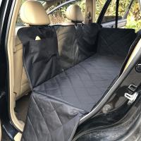 PP Coton & Polyuréthane thermoplastique & Oxford Tapis de voiture d’animal familier teint nature Solide Noir pièce