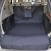 PP Cotton & Oxford Waterproof Pet Car Mat anti-skidding plain dyed Solid black PC