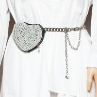 PU Leather Waist Pack & with rhinestone Plastic Pearl PC