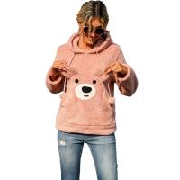 Poliéster Mujeres Sudaderas, estampados de animales,  trozo