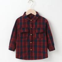 Baumwolle Kinder Shirt, Plaid, mehr Farben zur Auswahl,  Stück