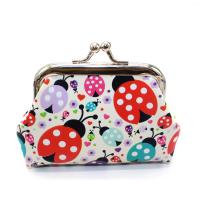 PU Leather Printed Change Purse Mini & soft surface PC