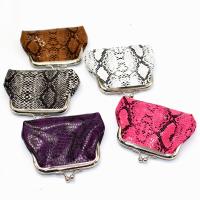 PU Leather Printed & Vintage Change Purse soft surface snakeskin pattern PC