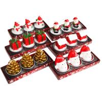 Paraffin Candle Set christmas design PC