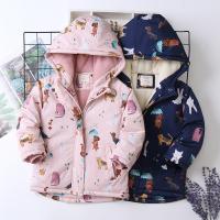 Polyester Parkas de fille Dessin animé plus de couleurs pour le choix pièce