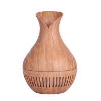 Engineering Plastics 7 light colors Aromatherapy Humidifier with USB interface Polypropylene-PP wood pattern PC