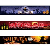 Polyester Fabrics Halloween Hanging Ornaments Halloween Design printed PC