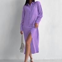 Cotton Shirt Dress & loose patchwork Solid PC