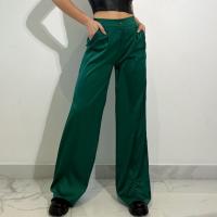 Polyester Women Long Trousers & loose patchwork Solid PC