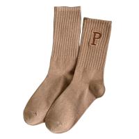 Cotton Unisex Ankle Socks sweat absorption letter : Lot