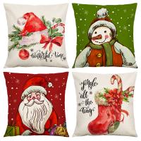 Linen Throw Pillow Covers without pillow inner & christmas design PC