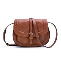 PU Leather Crossbody Bag soft surface & waterproof Solid PC