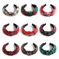 Cloth Hair Band for women & christmas design plain dyed PC