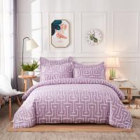 Chemical Fiber Bedding Set printed geometric Set