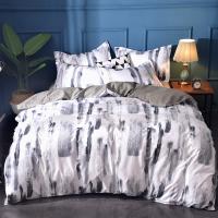 Polyester Bedding Set printed leaf pattern Set