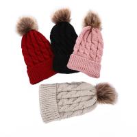 Acrylic Knitted Hat thermal & for women knitted Solid Lot