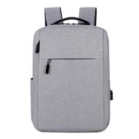 Oxford & Polyester Computer Backpack large capacity & with USB interface & waterproof Solid PC