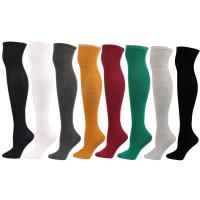 Fibre chimique Chaussettes de genou de femmes Solide plus de couleurs pour le choix : Paire