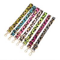 Polyester Adjustable Length Straps jacquard leopard PC