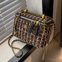 Cloth Crossbody Bag soft surface plaid PC