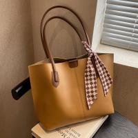 PU Leather Shoulder Bag large capacity & soft surface PC