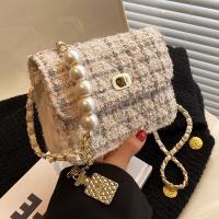 Cloth Box Bag Crossbody Bag soft surface plaid PC