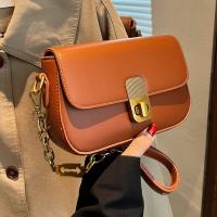 PU Leather Box Bag Shoulder Bag soft surface PC