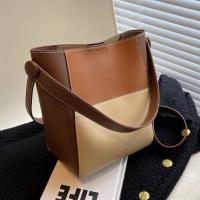 PU Leather Bucket Bag Handbag attached with hanging strap PC