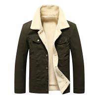 Polyester & Cotton Men Jacket fleece Solid PC